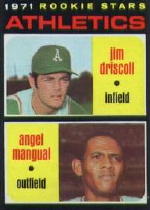 1971 Topps Baseball Cards      317     Jim Driscoll RC/Angel Mangual